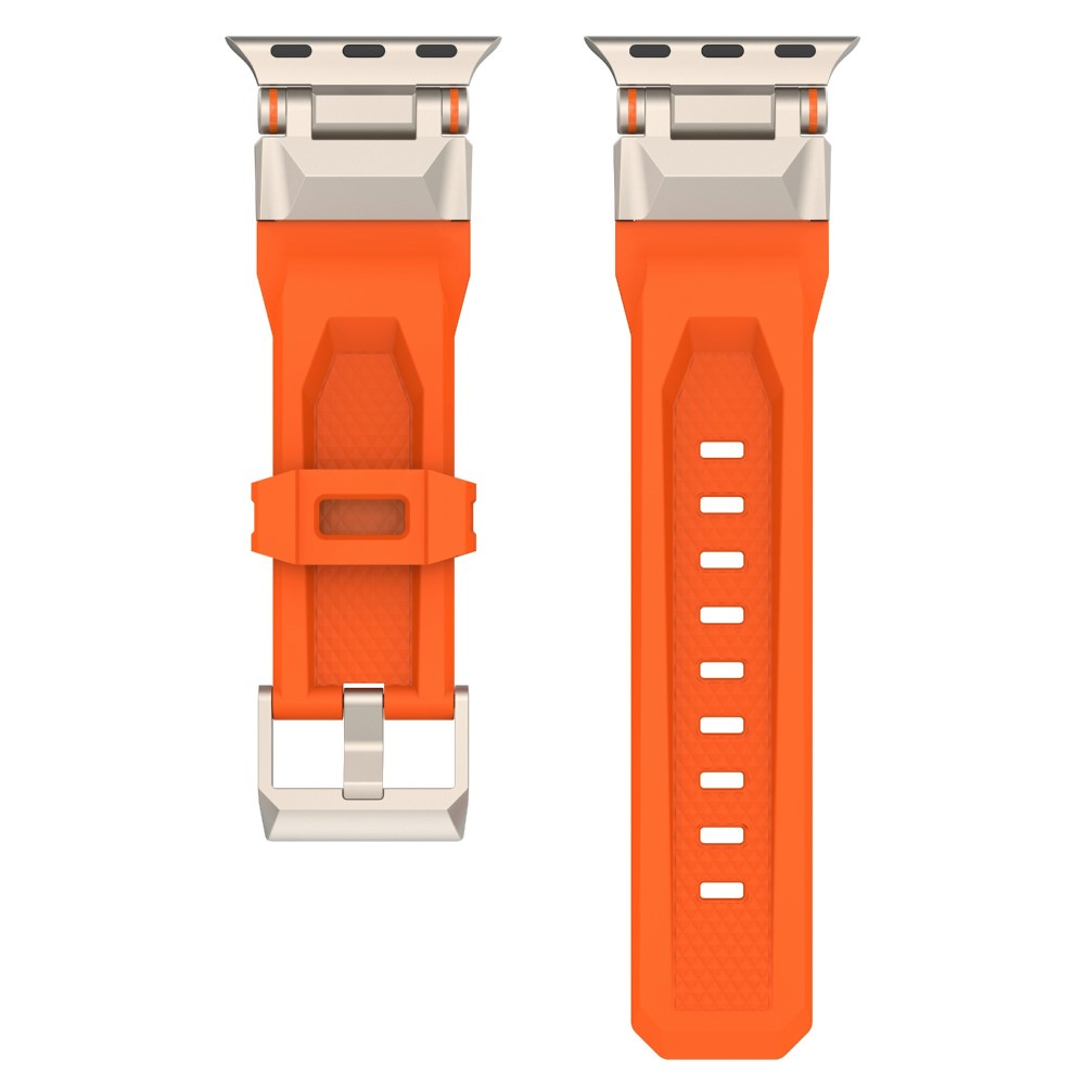  Apple Watch 42/44/45/49mm RobustFit Armband Orange - Teknikhallen.se