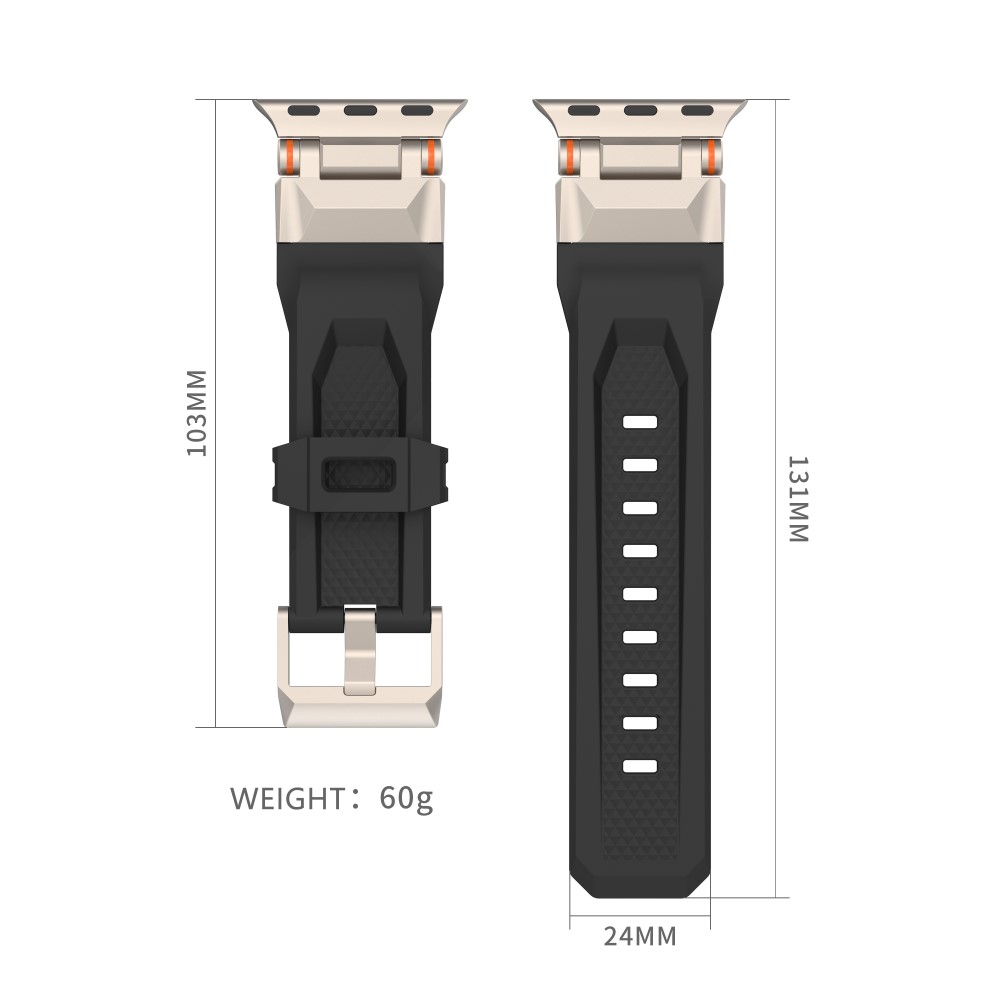  Apple Watch 42/44/45/49mm RobustFit Armband Grön - Teknikhallen.se