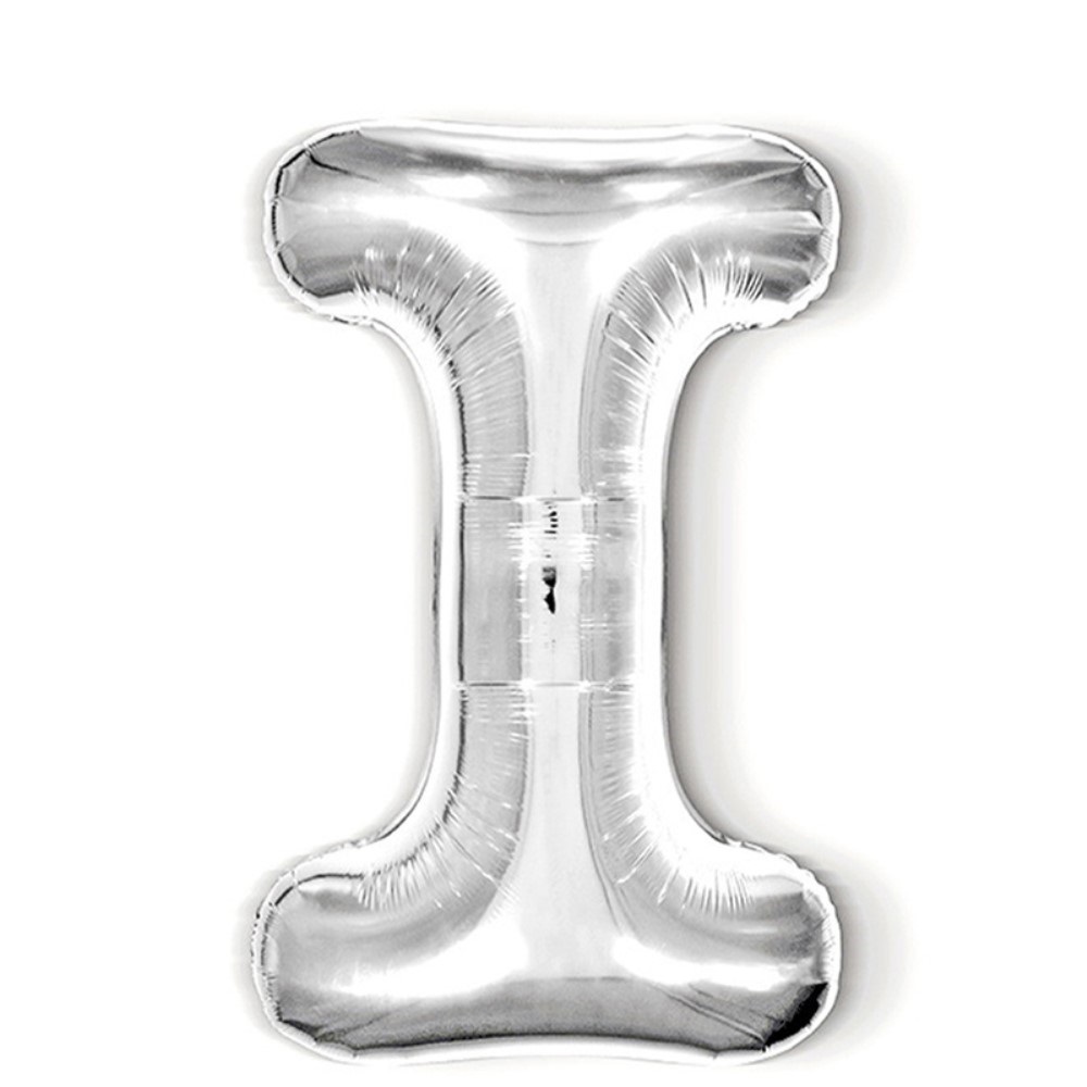  Bokstavsballong I 40 cm Silver - Teknikhallen.se