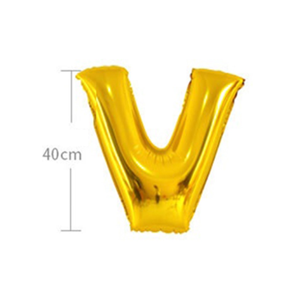  Bokstavsballong K 40 cm Silver - Teknikhallen.se