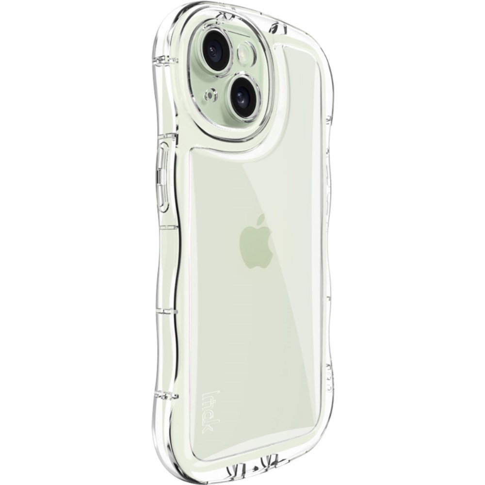 IMAK IMAK iPhone 15 Skal Wavy TPU Skal Transparent - Teknikhallen.se