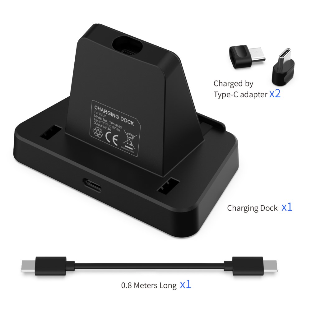 DOBE DOBE Sony Playstation Portal Laddningsstll Svart - Teknikhallen.se