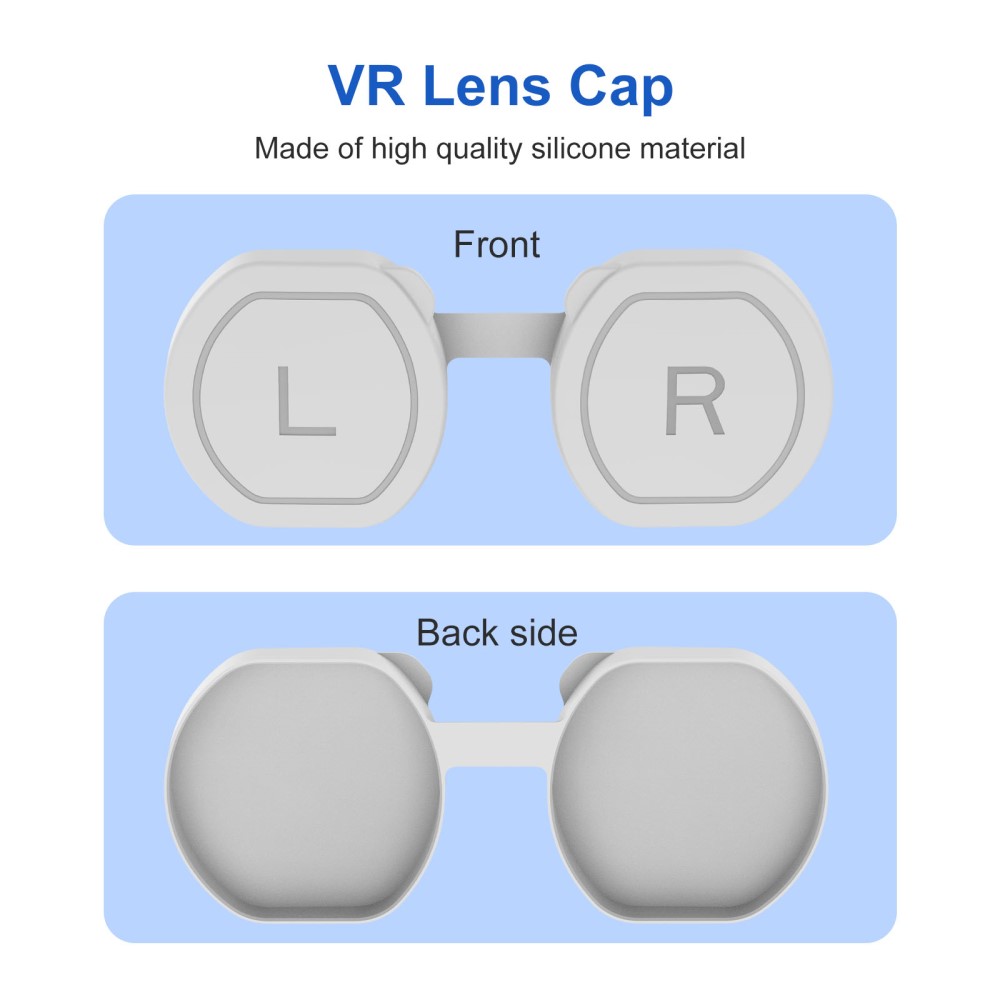  PlayStation VR 2 Linsskydd Silikon Grå - Teknikhallen.se