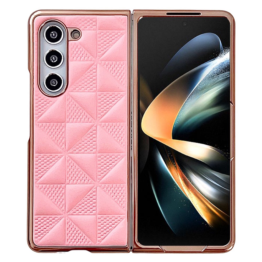  Galaxy Z Fold 6 Skal Lder Rosa - Teknikhallen.se