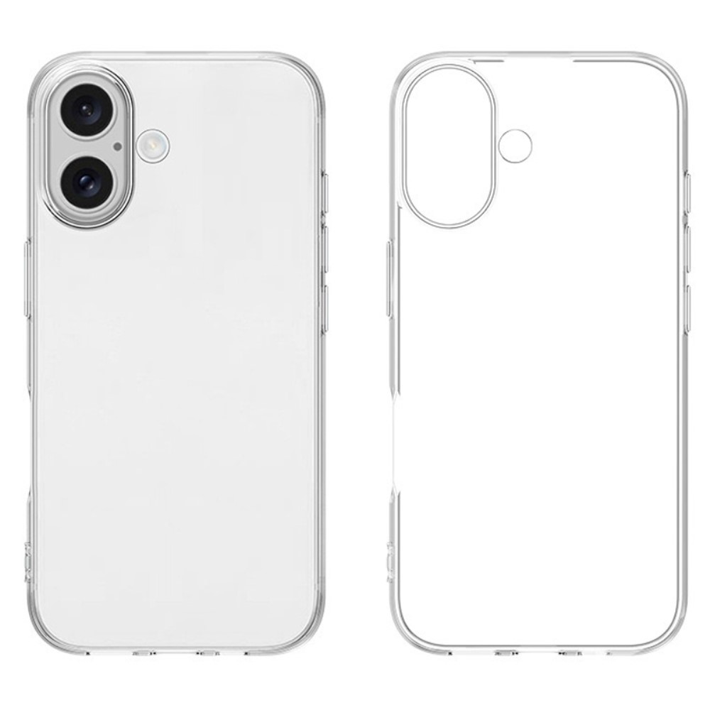  iPhone 16 Skal TPU Transparent - Teknikhallen.se