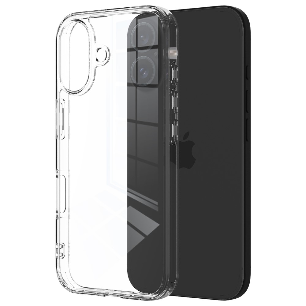  iPhone 16 Skal Akryl/TPU Transparent - Teknikhallen.se