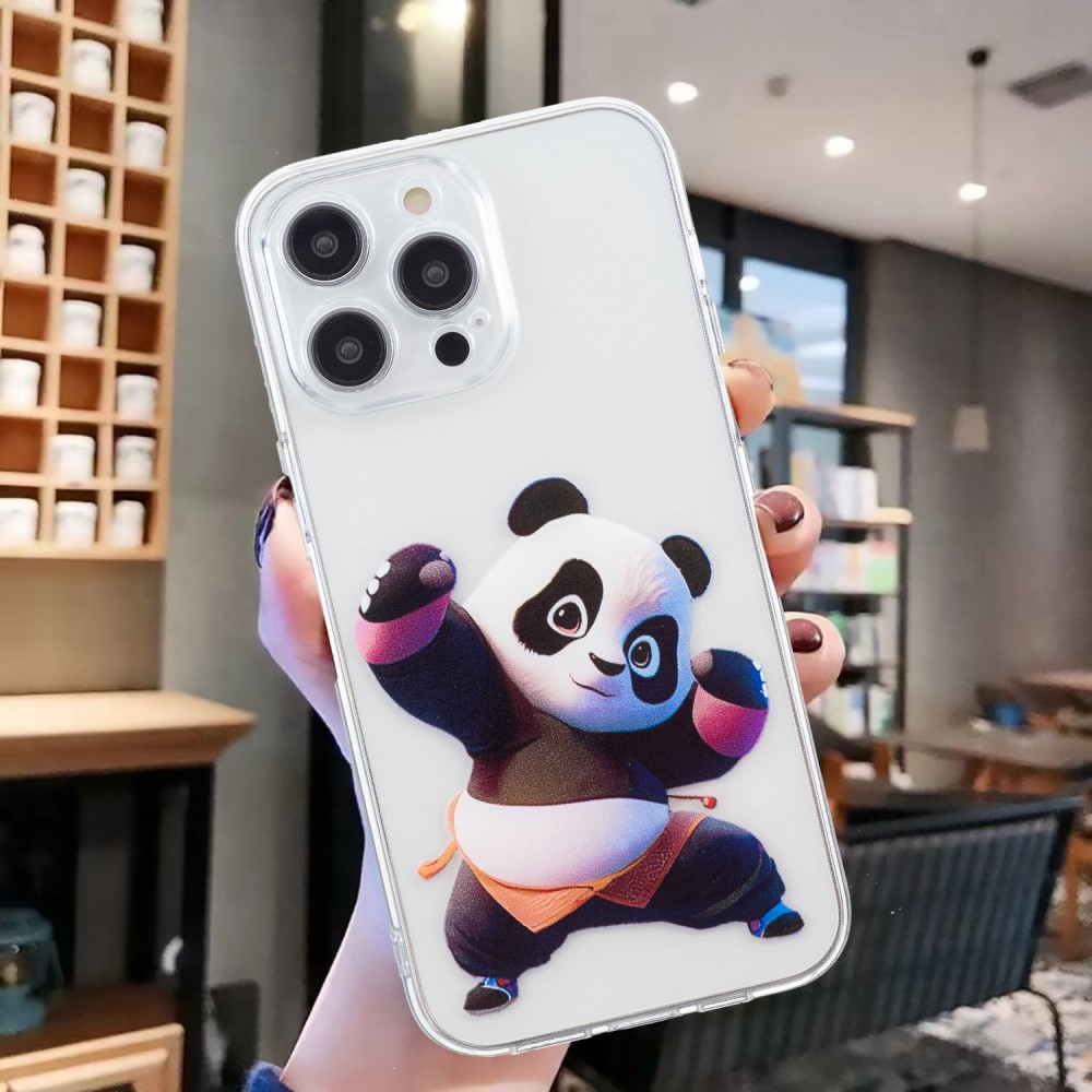  iPhone 16 Pro Skal TPU Panda - Teknikhallen.se