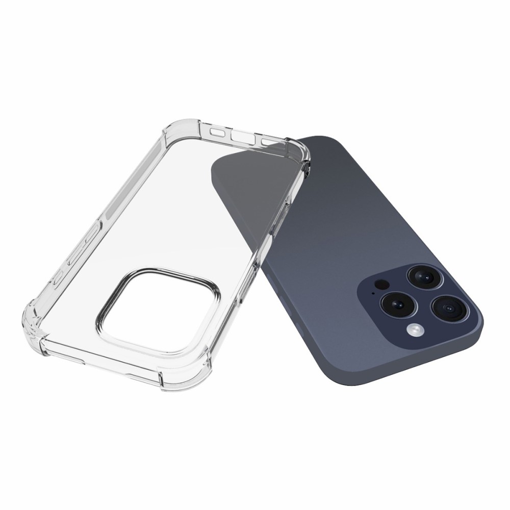  iPhone 16 Pro Skal TPU Shockproof Transparent - Teknikhallen.se