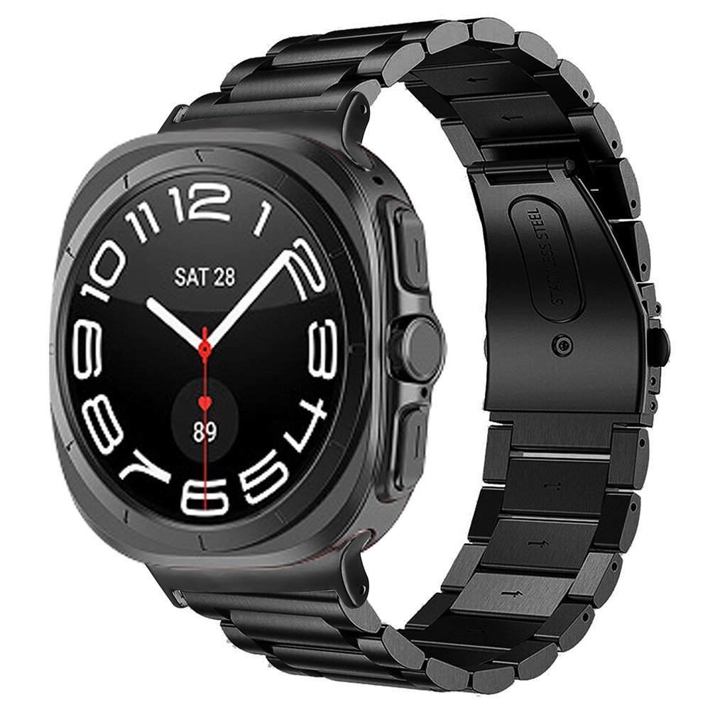  Galaxy Watch Ultra 47 mm Klockarmband Rostfritt Stl Svart - Teknikhallen.se