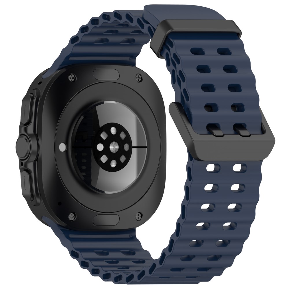  Galaxy Watch Ultra 47 mm Armband Wave Design Mrk Bl - Teknikhallen.se