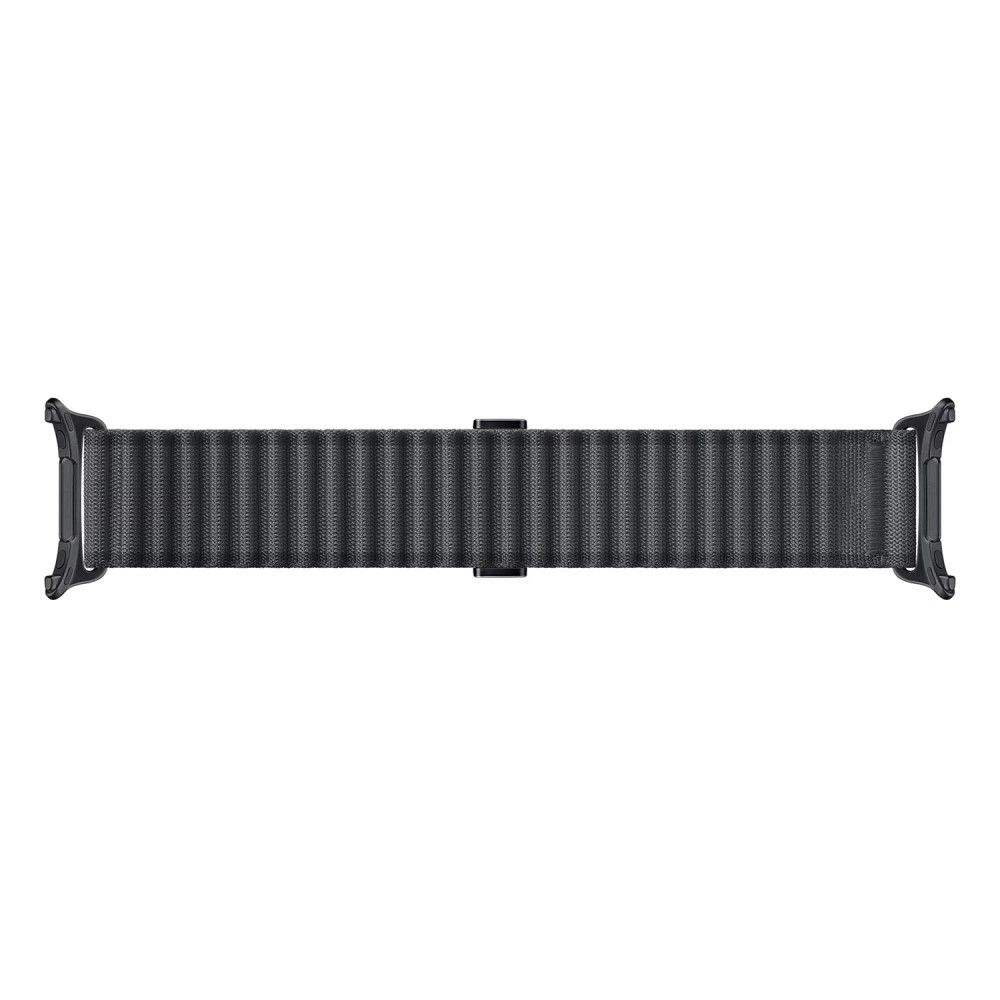  Galaxy Watch Ultra 47 mm Armband Nylon Justerbart Svart - Teknikhallen.se