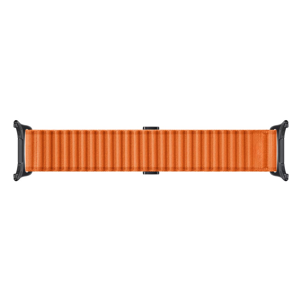  Galaxy Watch Ultra 47 mm Armband Nylon Justerbart Orange - Teknikhallen.se