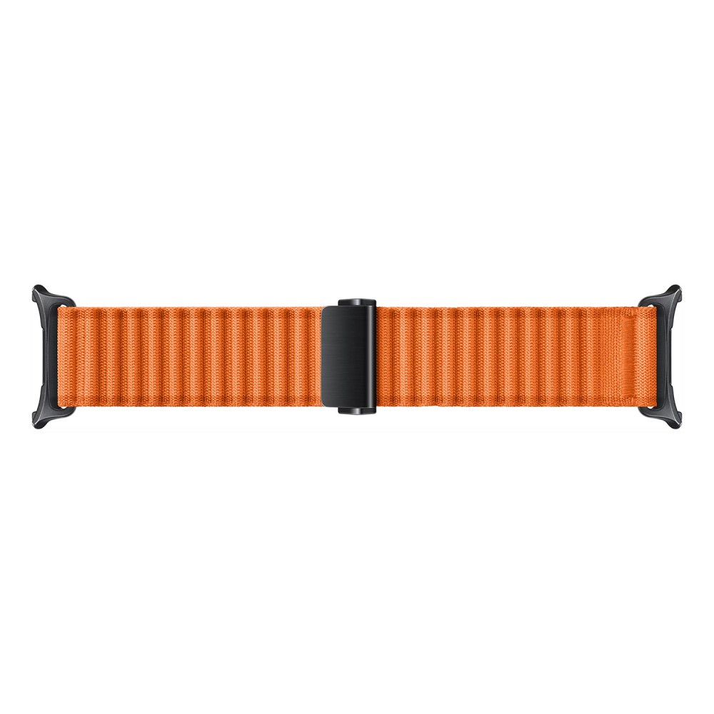  Galaxy Watch Ultra 47 mm Armband Nylon Justerbart Orange - Teknikhallen.se