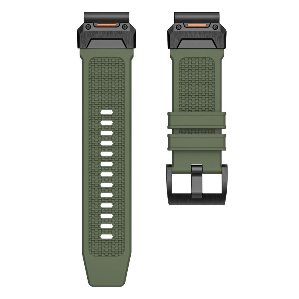  Fenix 5/5X/6X/7X 26 mm Klockarmband Robust Grön - Teknikhallen.se