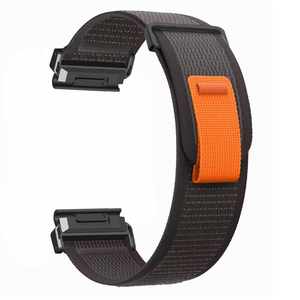  Klockarmband 26 mm Nylon Loop Svart - Teknikhallen.se