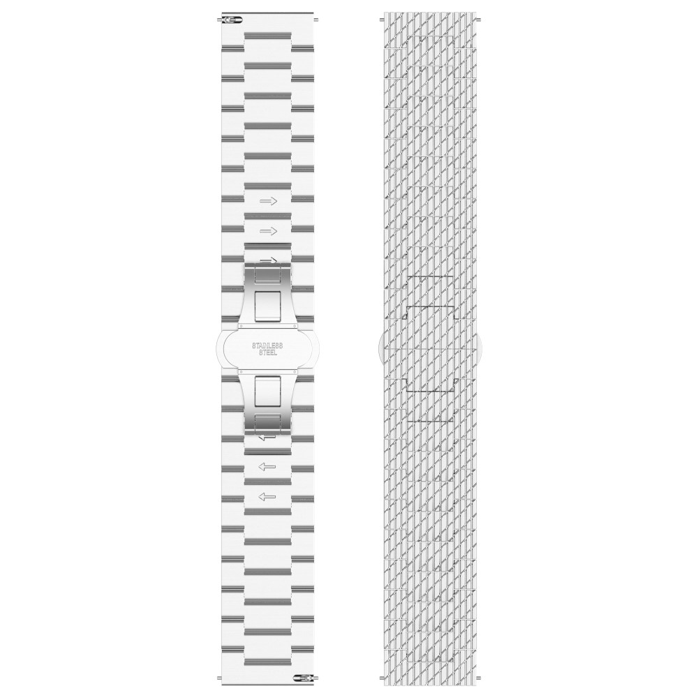  Klockarmband 22 mm Rostfritt Stål Silver - Teknikhallen.se