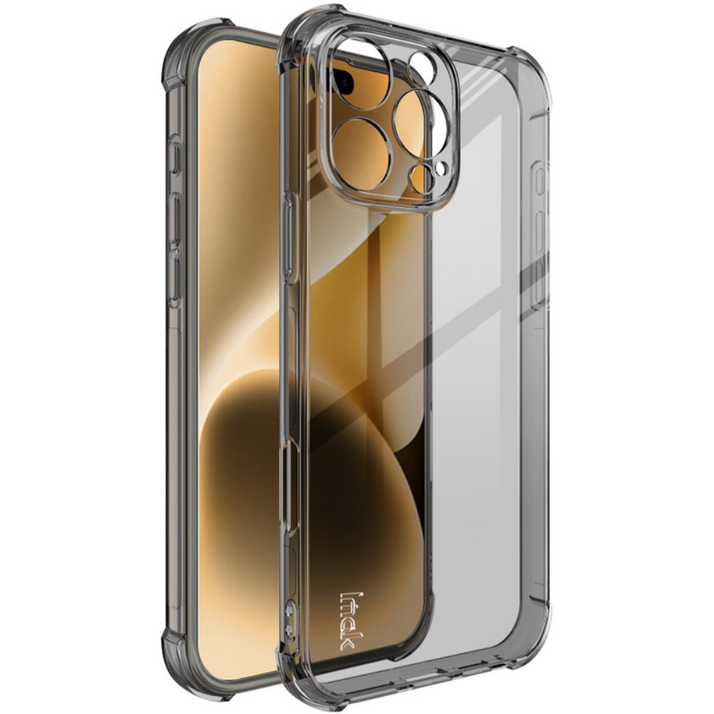 IMAK IMAK iPhone 16 Pro Max Skal Shockproof TPU Tonad Svart - Teknikhallen.se