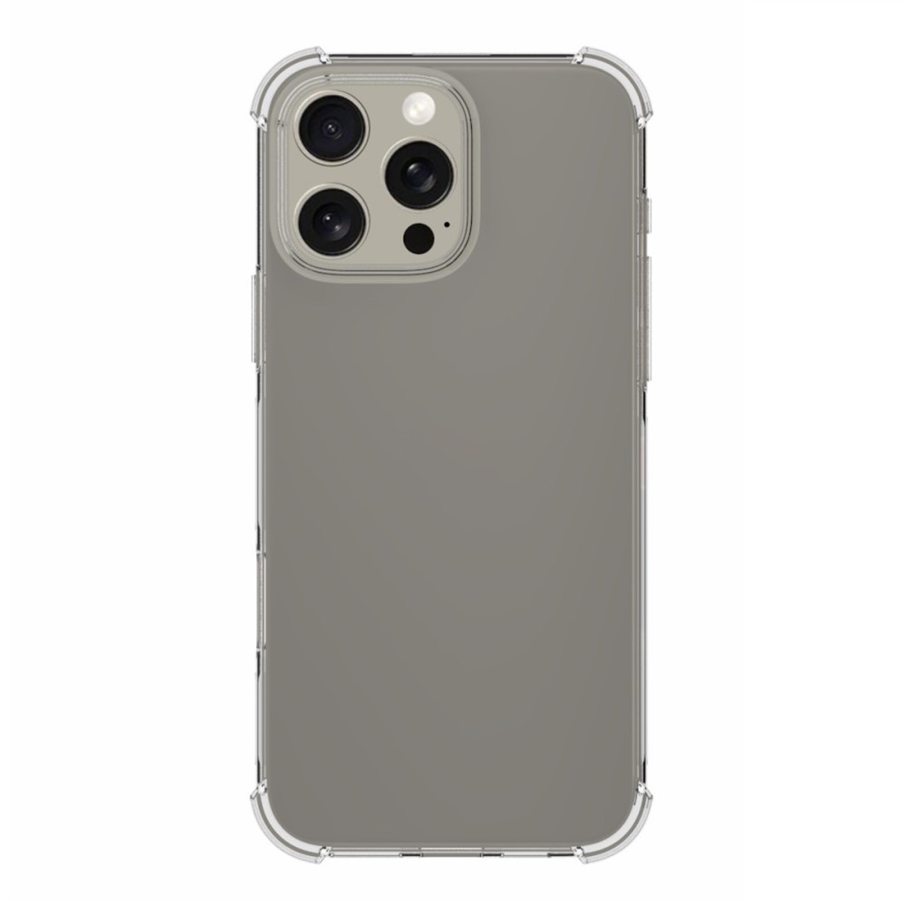  iPhone 16 Pro Max Skal Shockproof TPU Transparent - Teknikhallen.se