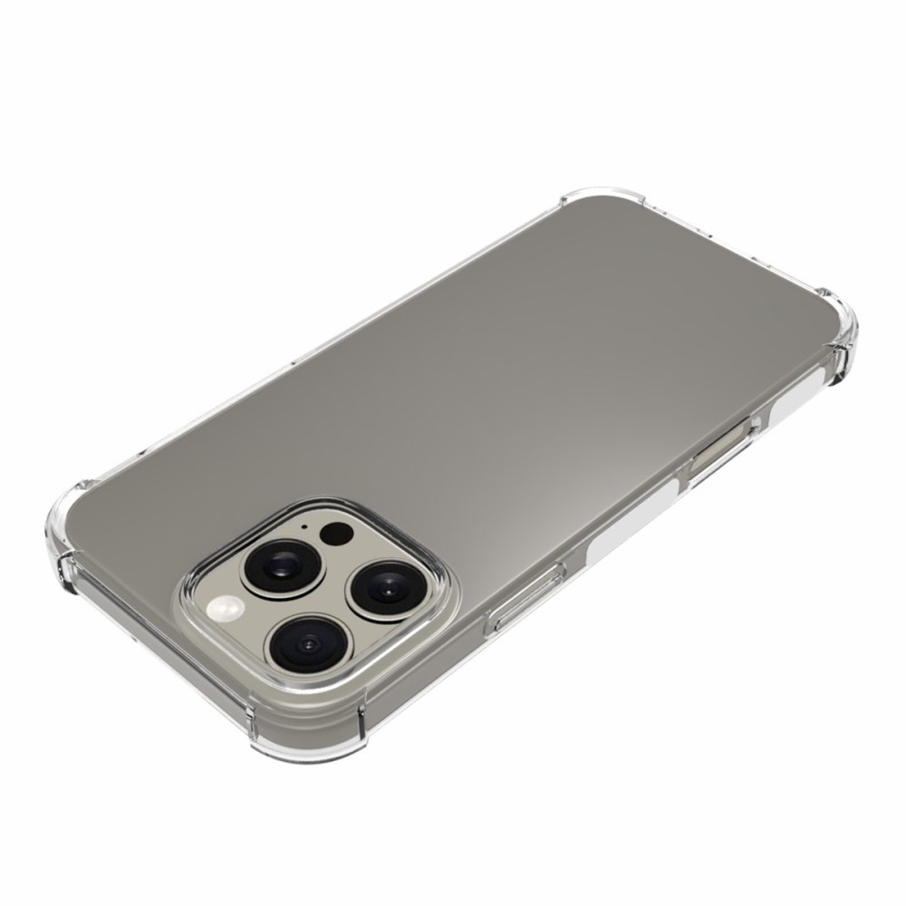  iPhone 16 Pro Max Skal Shockproof TPU Transparent - Teknikhallen.se