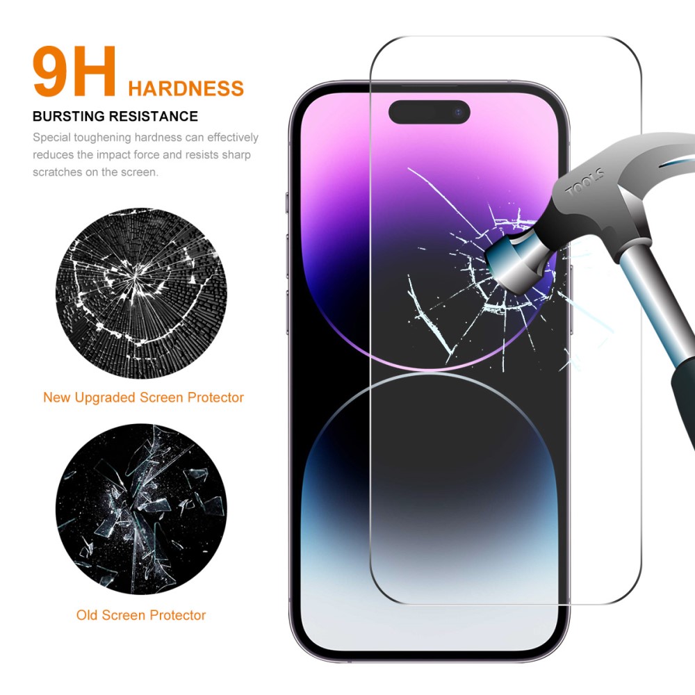 ENKAY ENKAY iPhone 16 Pro Max Skrmskydd 2-PACK Hrdat Glas - Teknikhallen.se