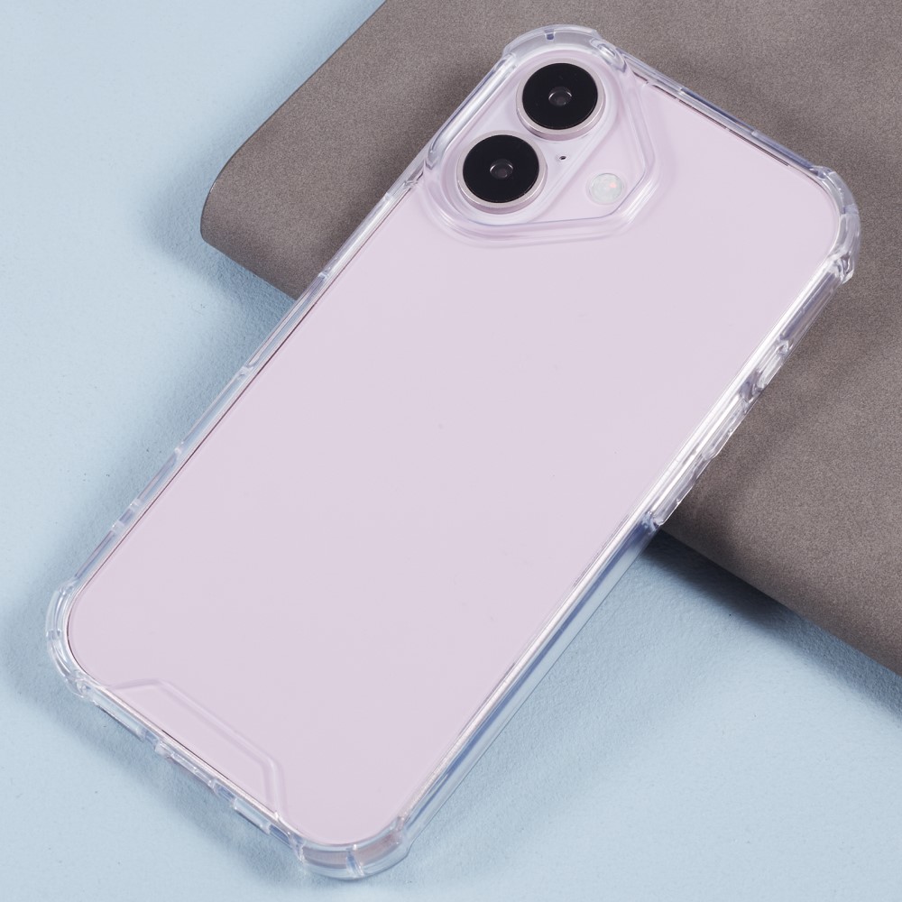  iPhone 16 Plus Skal TPU/Akryl Transparent - Teknikhallen.se