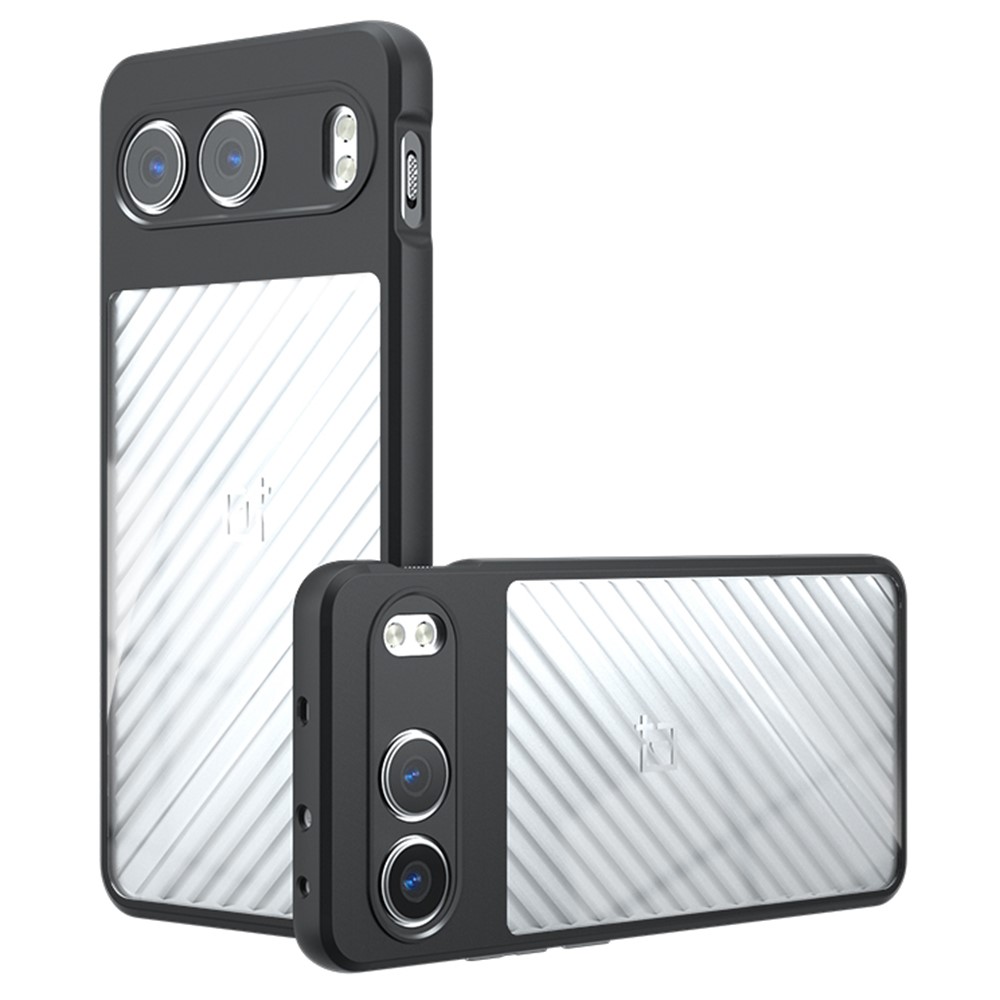  OnePlus Nord 4 Skal Shockproof Transparent/Svart - Teknikhallen.se