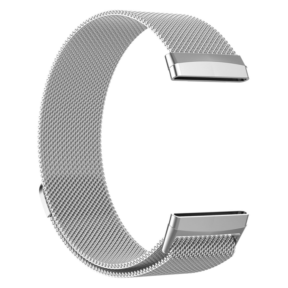  Fitbit Versa 4/Sense 2 Armband Milanese Loop Silver - Teknikhallen.se