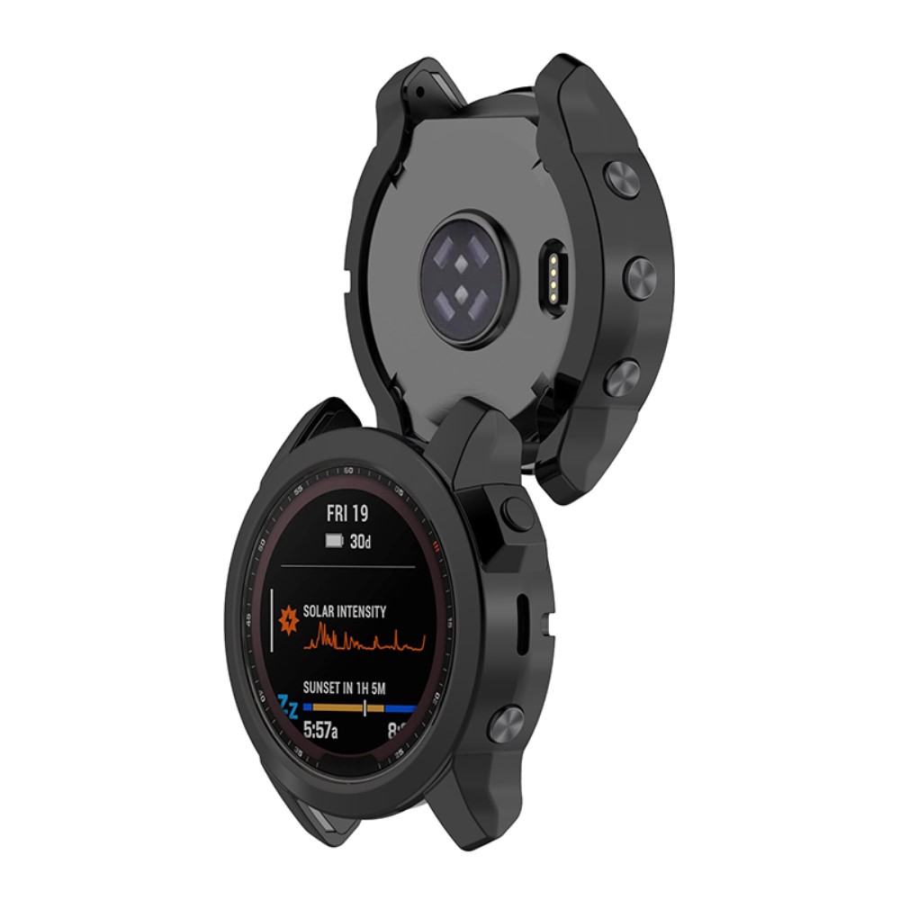  Garmin Fenix 7X/7X Solar Skal TPU Svart - Teknikhallen.se