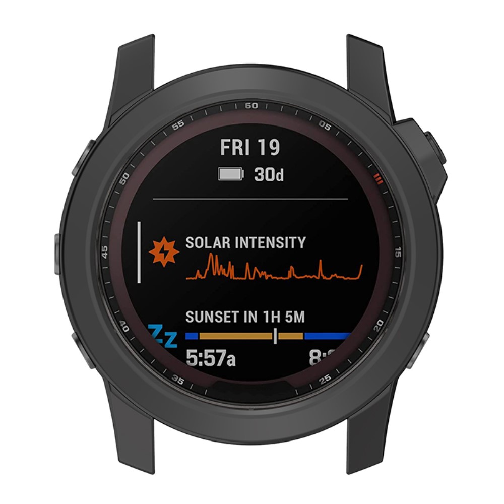  Garmin Fenix 7X/7X Solar Skal TPU Svart - Teknikhallen.se