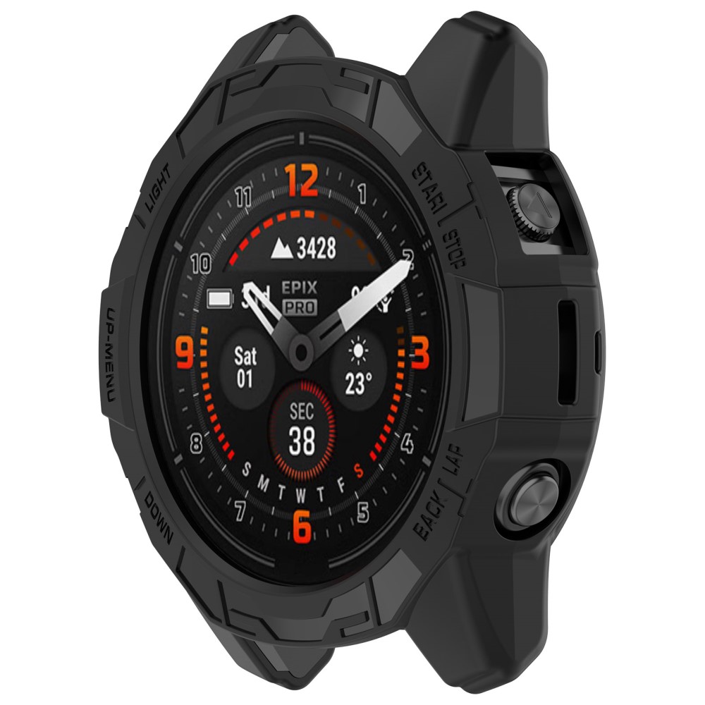  Garmin Fenix 7 / Epix Pro Gen 2 47 mm Skal TPU Svart - Teknikhallen.se