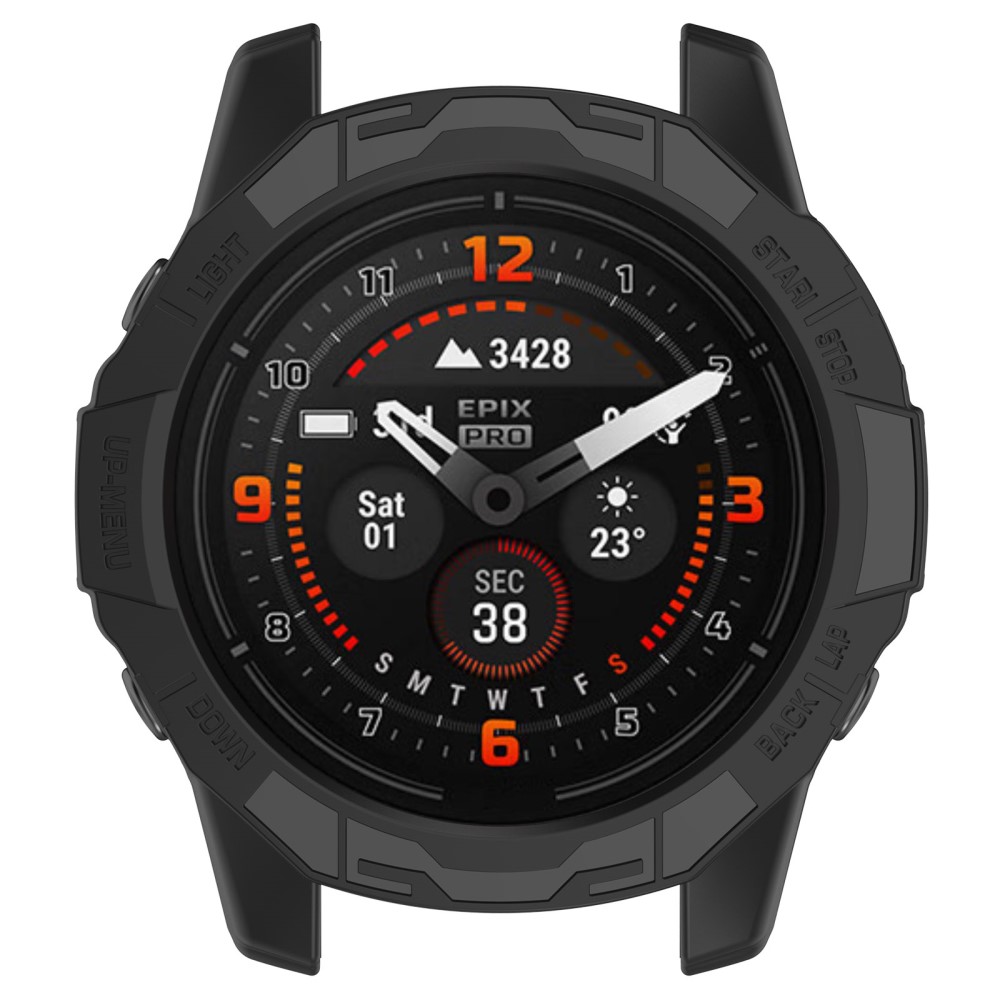  Garmin Fenix 7 / Epix Pro Gen 2 47 mm Skal TPU Svart - Teknikhallen.se