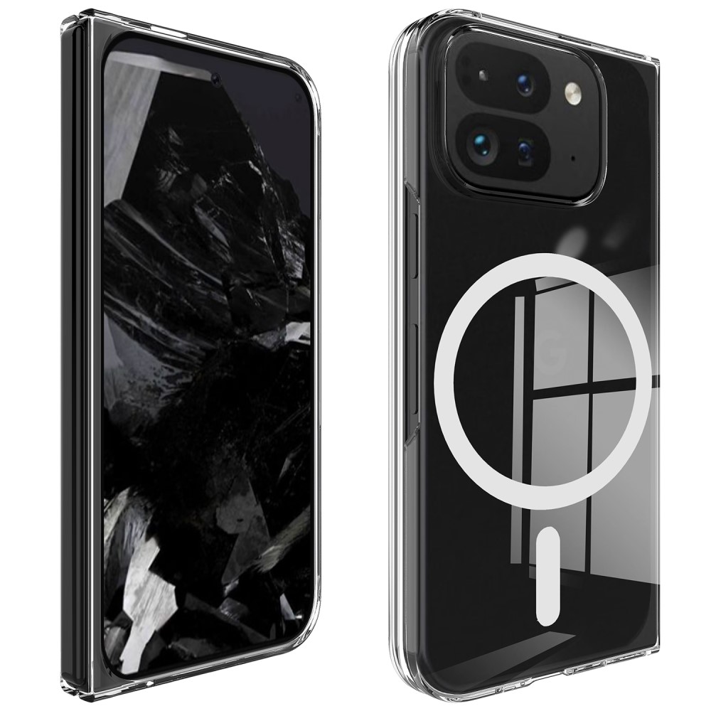  Google Pixel 9 Pro Fold Skal MagSafe Akryl/TPU Transparent - Teknikhallen.se