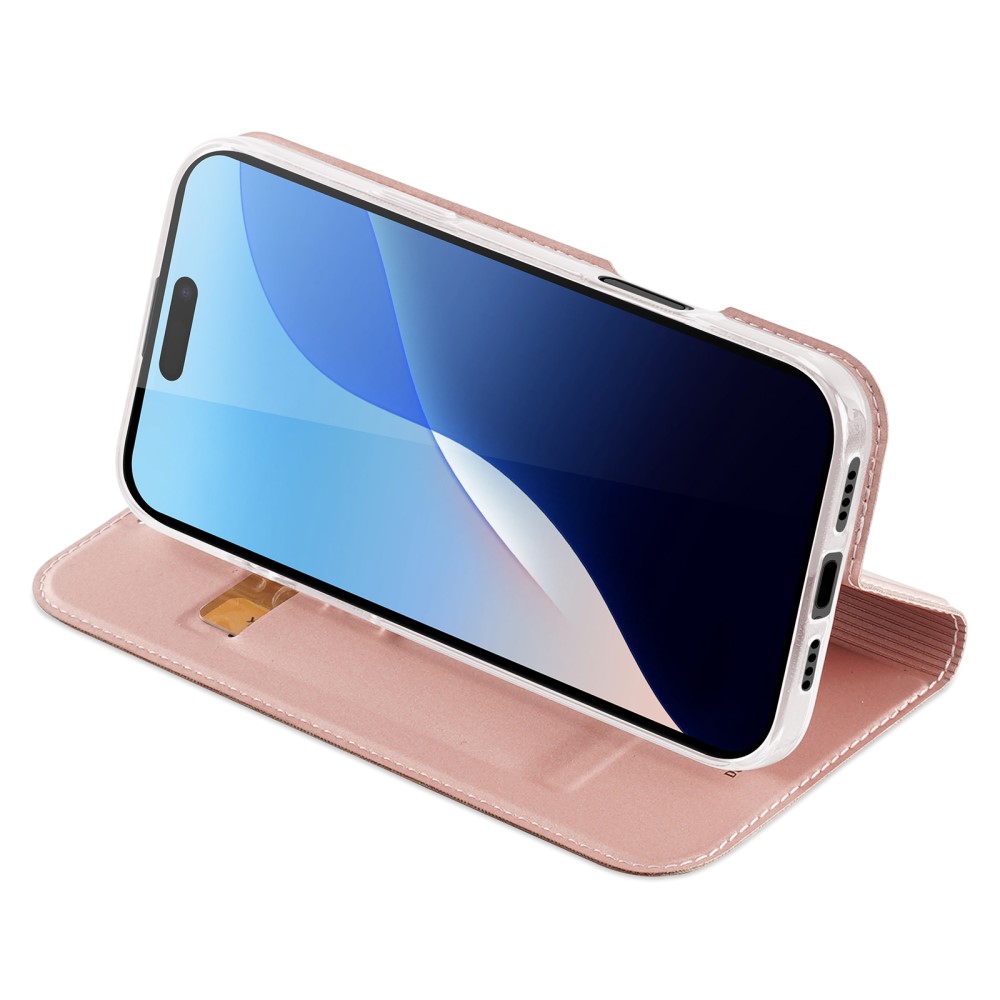 DUX DUCIS DUX DUCIS iPhone 16 Pro Fodral Skin Pro Series Rosguld - Teknikhallen.se