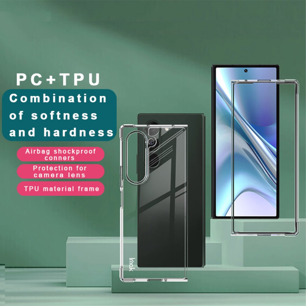 IMAK IMAK Samsung Galaxy Z Fold 6 Skal TPU Transparent - Teknikhallen.se