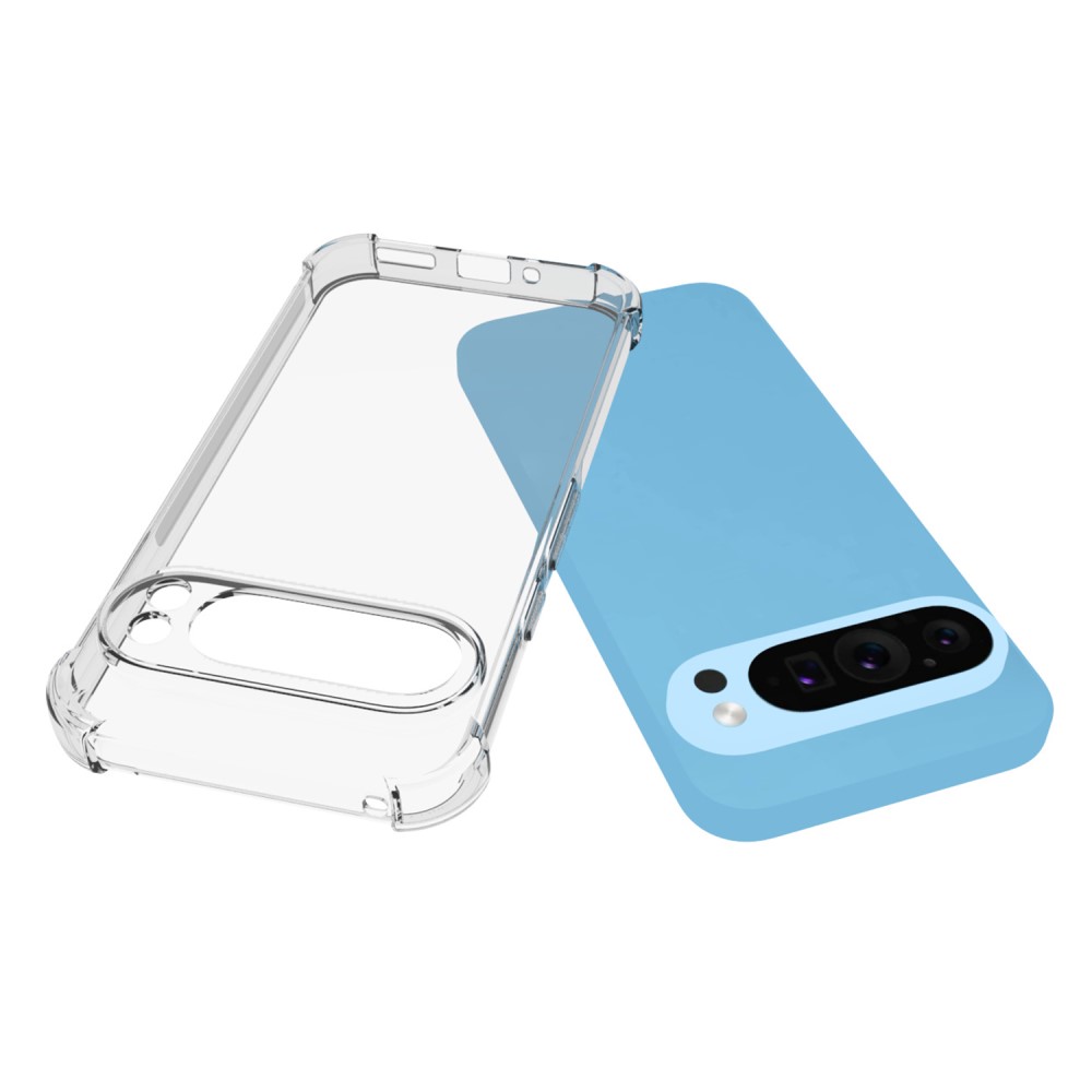  Google Pixel 9/9 Pro Skal Shockproof TPU Transparent - Teknikhallen.se