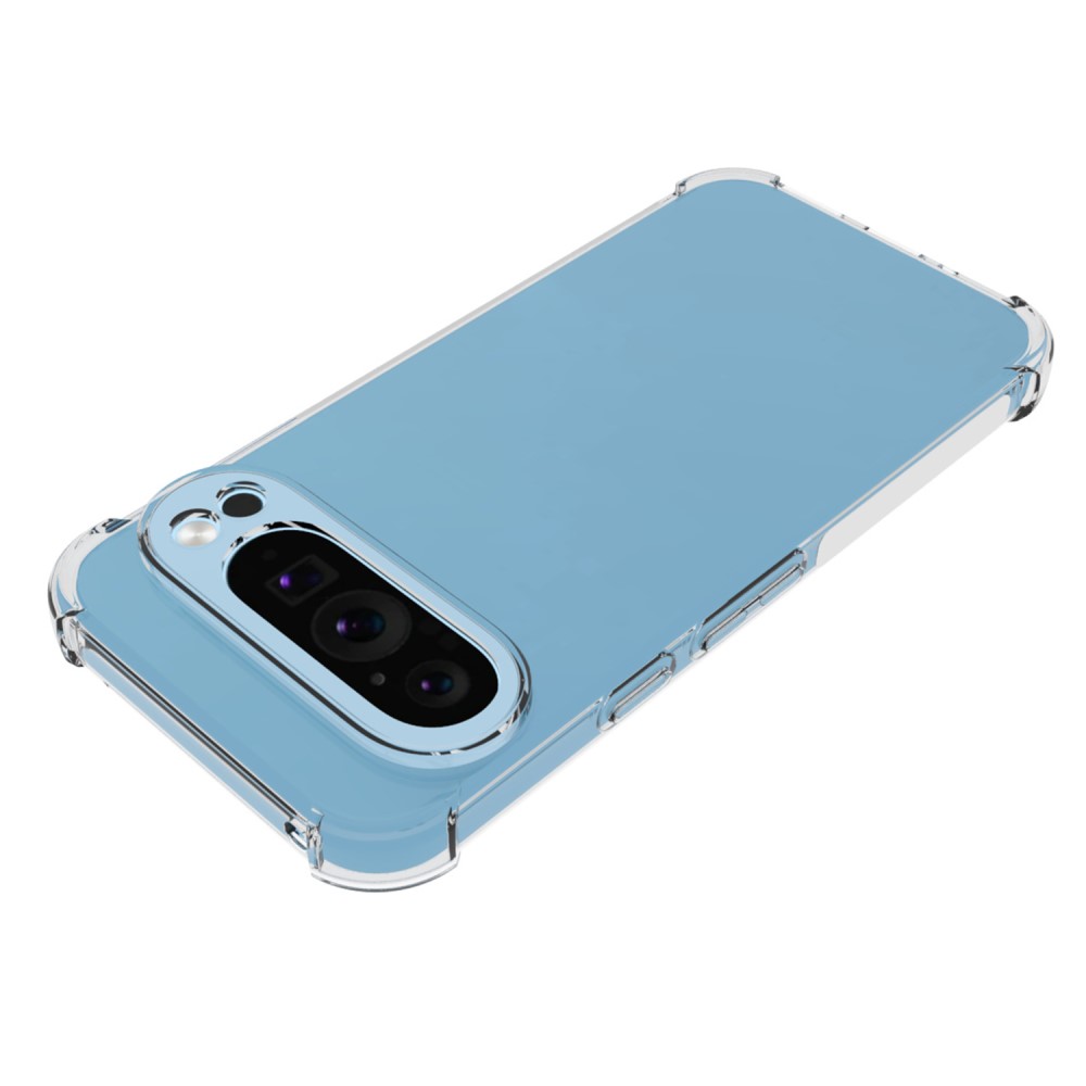  Google Pixel 9/9 Pro Skal Shockproof TPU Transparent - Teknikhallen.se