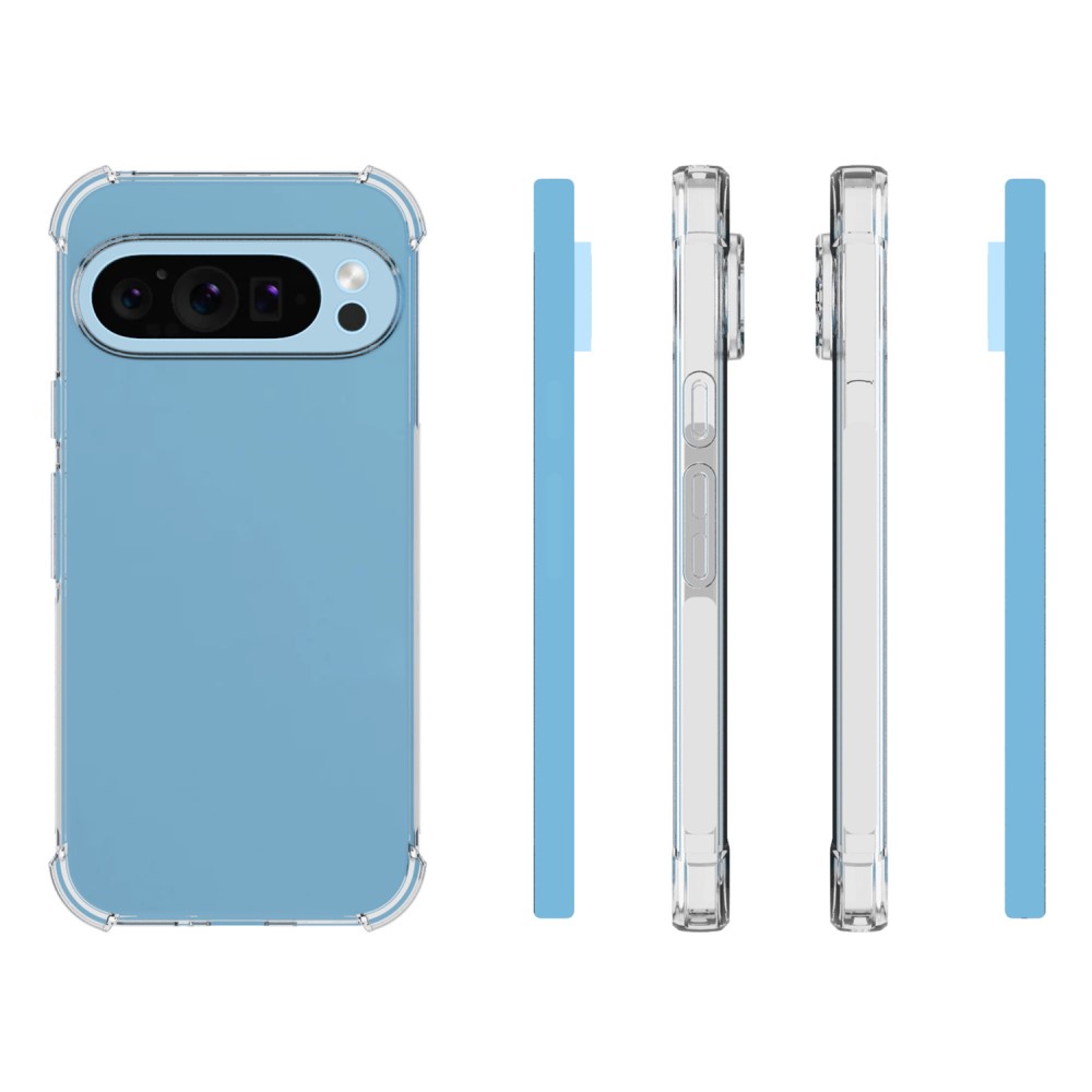  Google Pixel 9/9 Pro Skal Shockproof TPU Transparent - Teknikhallen.se