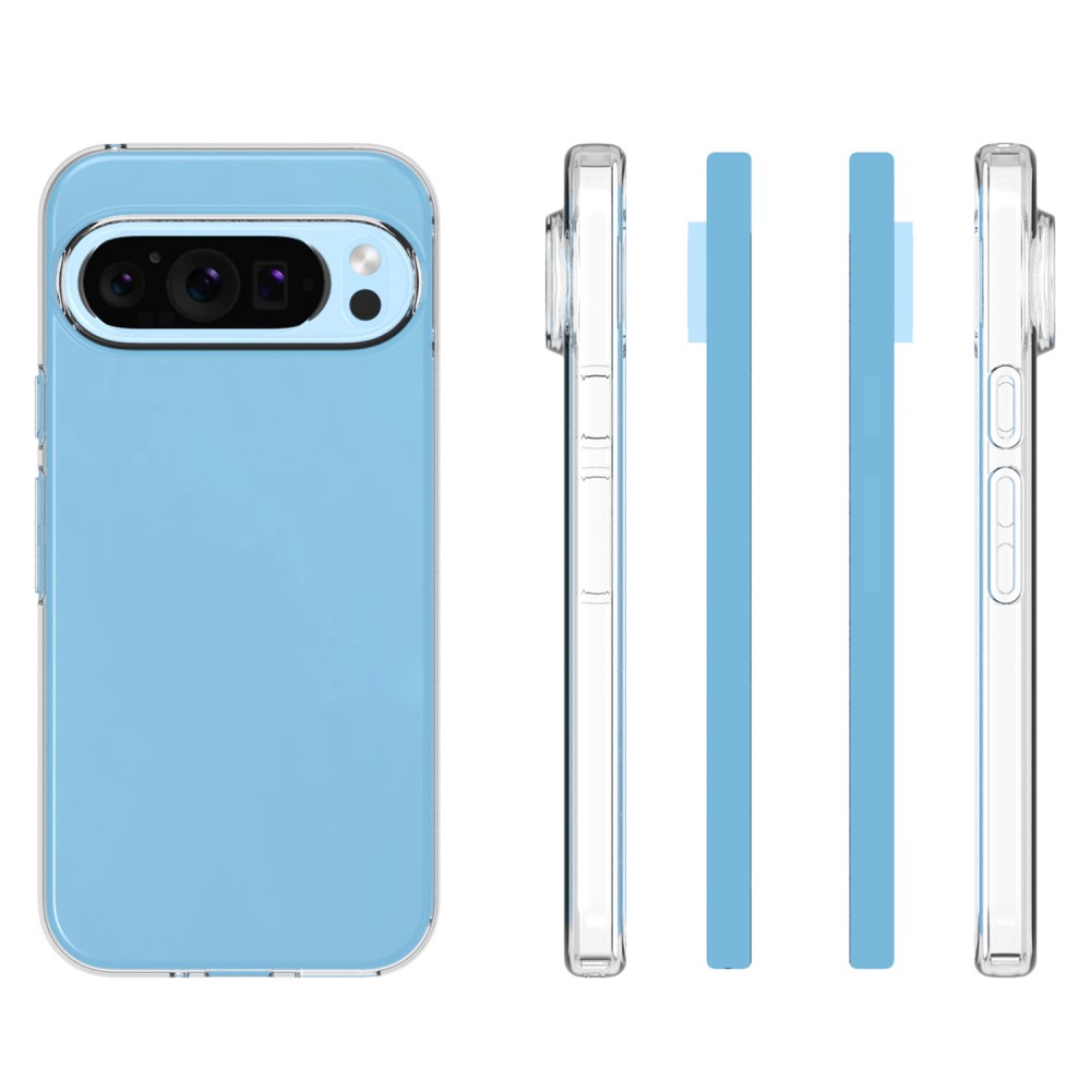  Google Pixel 9/9 Pro Skal TPU Transparent - Teknikhallen.se