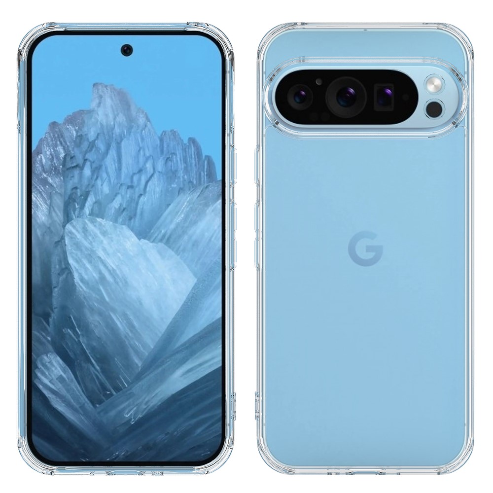  Google Pixel 9 Pro XL Skal Shockproof TPU/Akryl Transparent - Teknikhallen.se