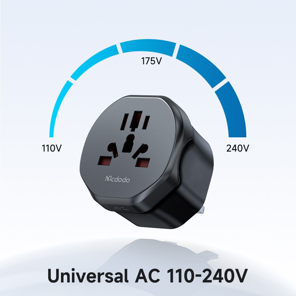 MCDODO MCDODO Universal Reseadapter UK Plugg UK/EU/US - Teknikhallen.se