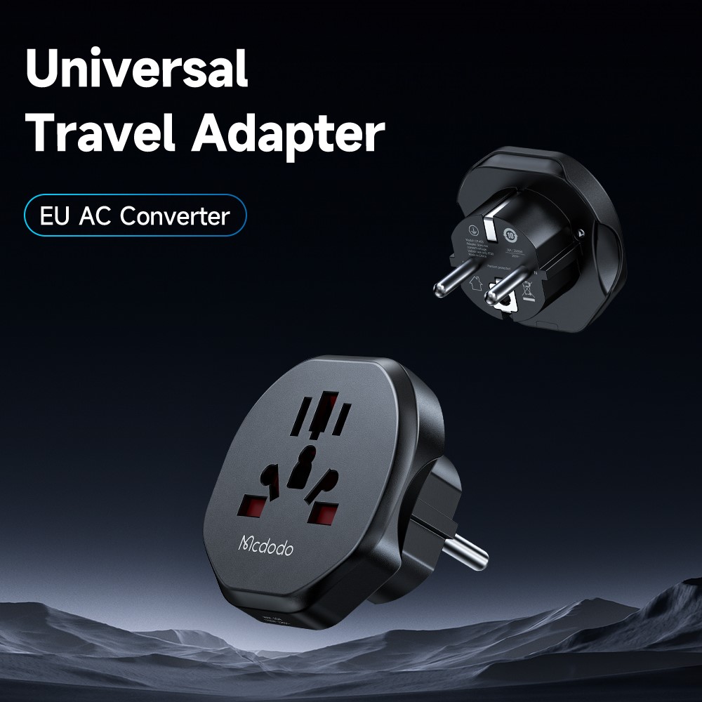 MCDODO MCDODO Universal Reseadapter EU Plugg UK/EU/US - Teknikhallen.se