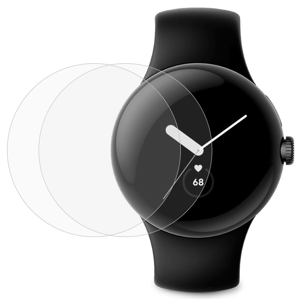  Google Pixel Watch 3/2 41mm Skämskydd 2-PACK TPU - Teknikhallen.se