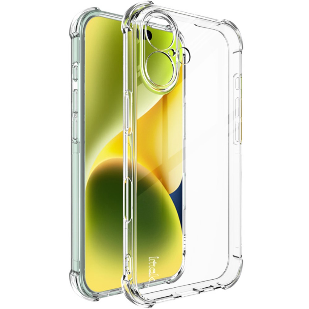 IMAK IMAK iPhone 16 Skal Shockproof TPU Transparent - Teknikhallen.se