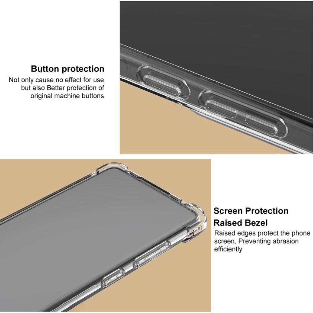 IMAK IMAK iPhone 16 Skal Shockproof TPU Transparent - Teknikhallen.se