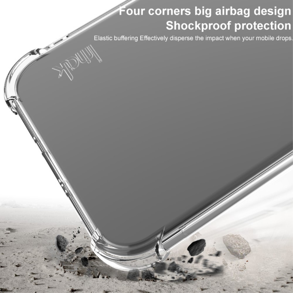 IMAK IMAK iPhone 16 Skal Shockproof TPU Tonad Svart - Teknikhallen.se