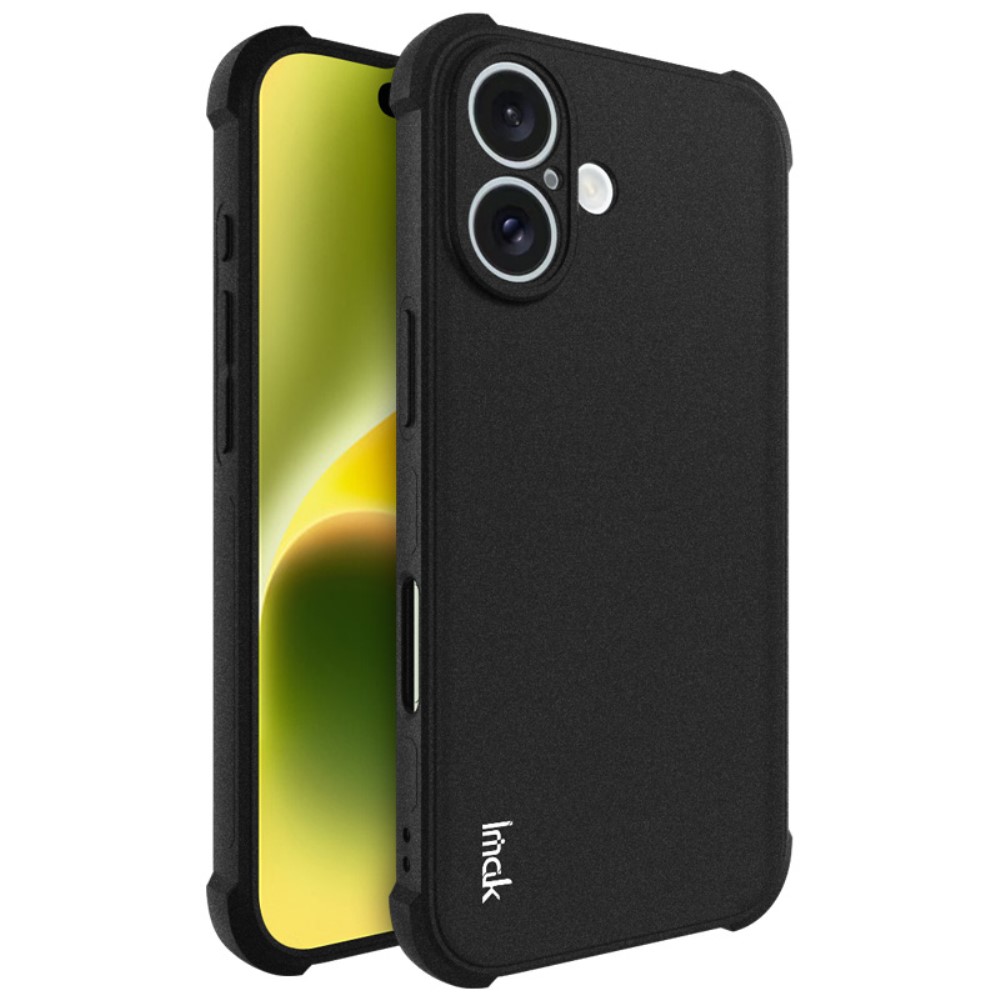 IMAK IMAK iPhone 16 Skal TPU Shockproof Svart - Teknikhallen.se