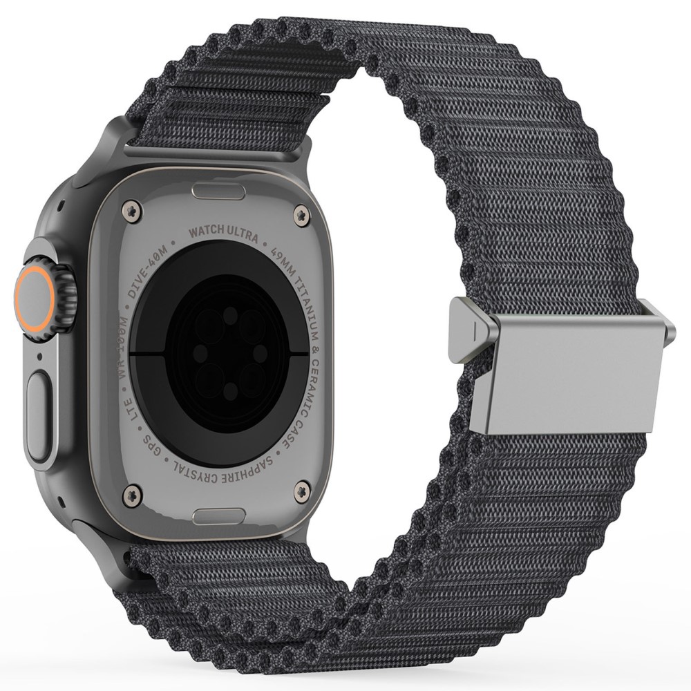 DUX DUCIS DUX DUCIS Apple Watch 38/40/41/42 mm Armband Nylon Svart - Teknikhallen.se