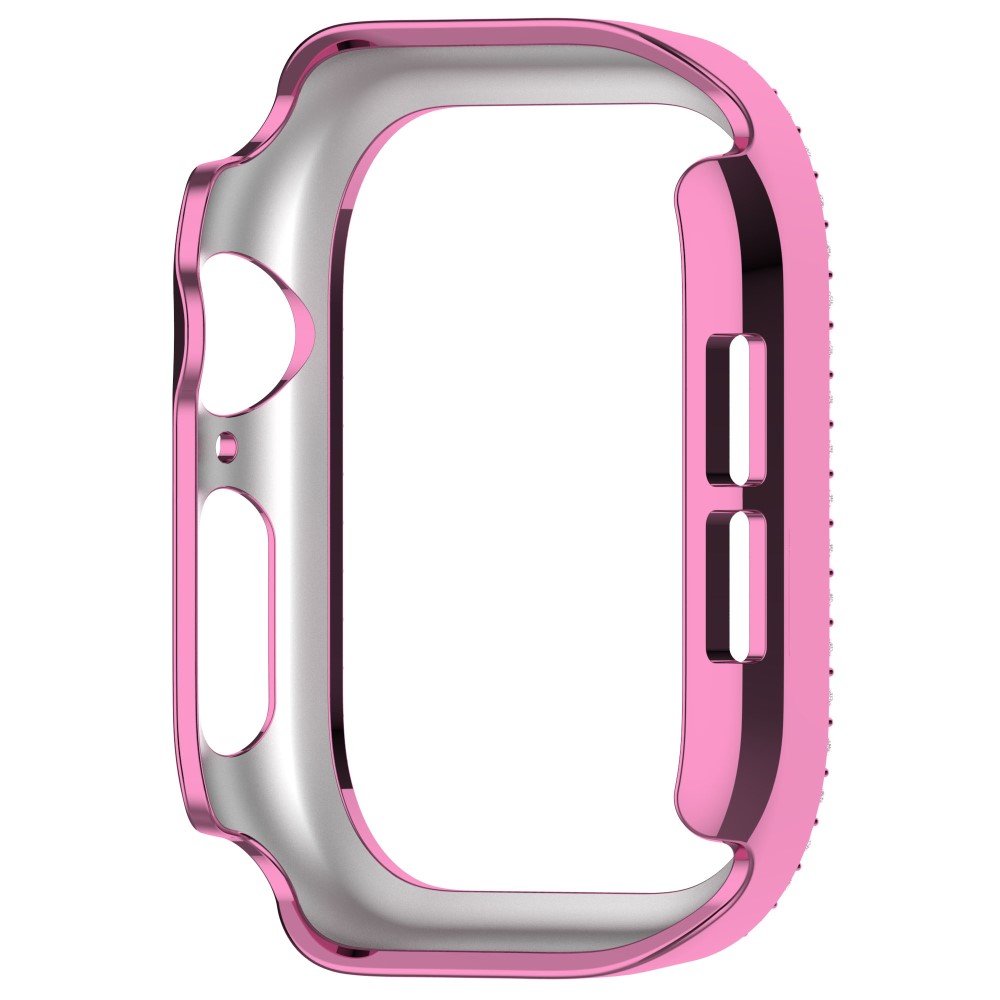  Apple Watch 10 42 mm Skal Rhinestone Rosa - Teknikhallen.se