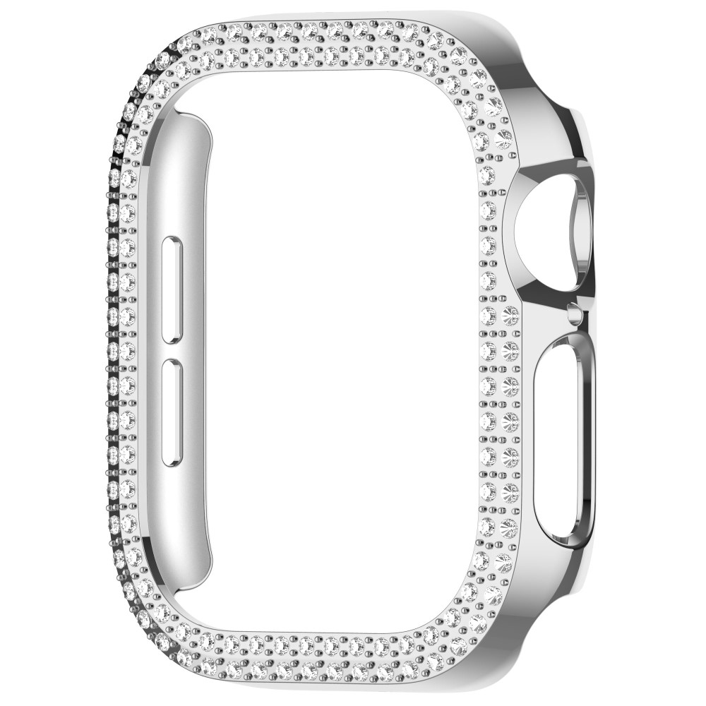  Apple Watch 10 42 mm Skal Rhinestone Silver - Teknikhallen.se