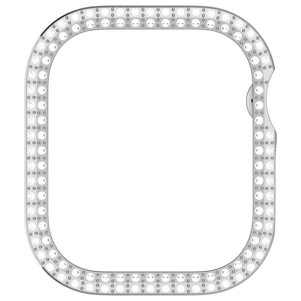  Apple Watch 10 42 mm Skal Rhinestone Silver - Teknikhallen.se